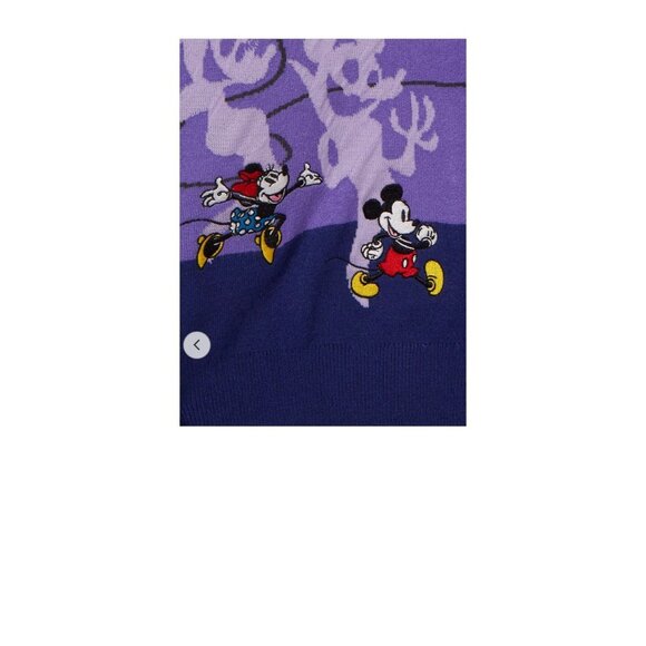 Disney Mickey & Friends Halloween Parade Women's Glow-in- The- Dark Cardigan XL - Picture 8 of 8